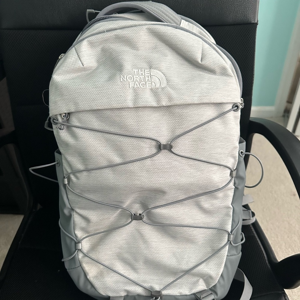 North face Borealis backpack- white